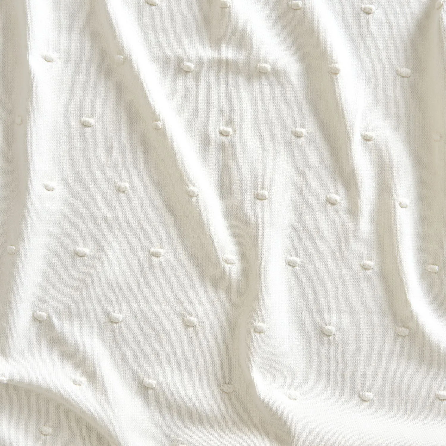 Bubble knitted 婴儿毯 80x100 cm, 珍珠 Jack o Juno