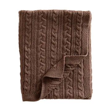 Knitted merino 羊毛 婴儿毯 80x100 cm - Cookie - Jack o Juno