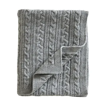 Knitted merino 羊毛 婴儿毯 80x100 cm - 浅绿色 - Jack o Juno