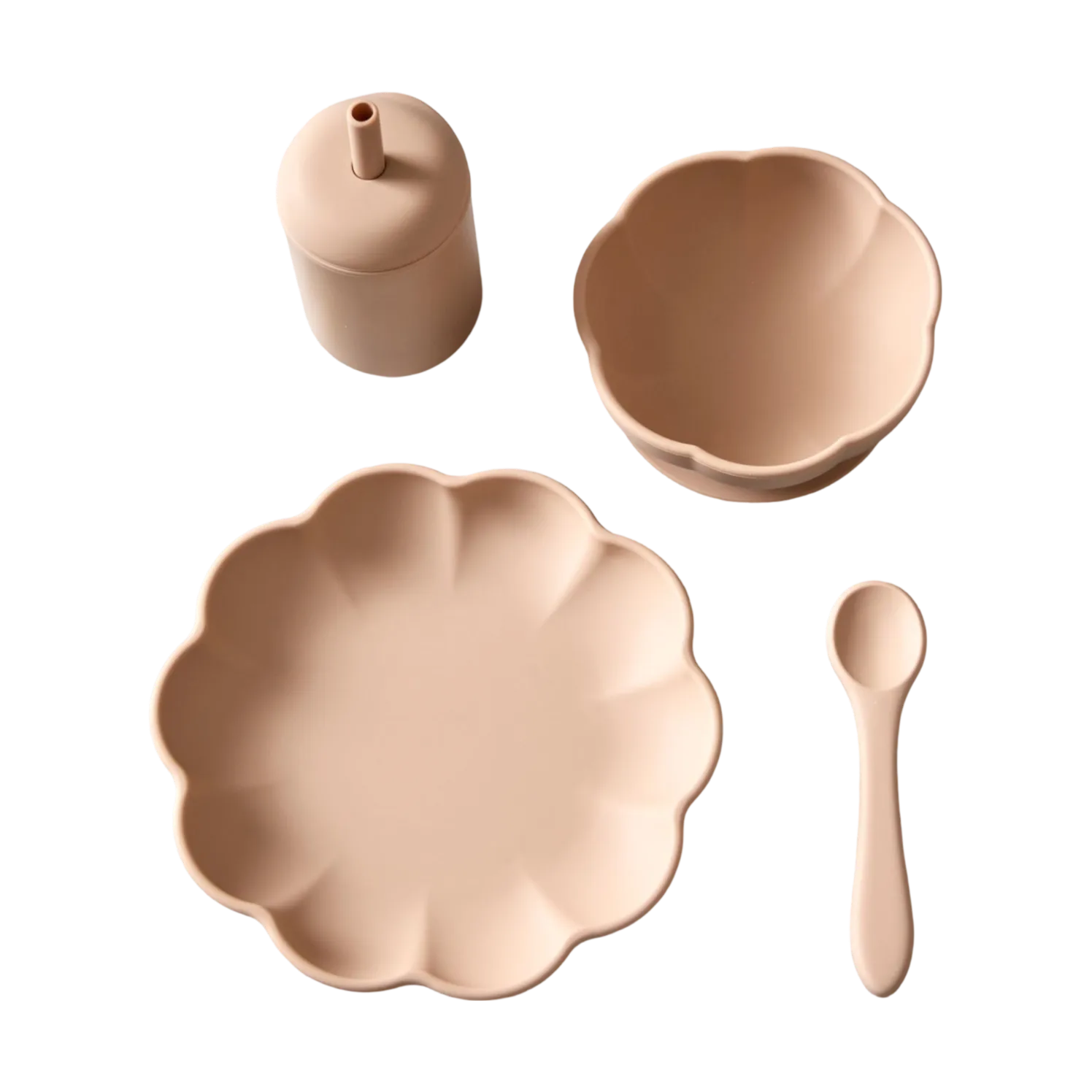 Little Poppy 儿童 dinner 套装 4件, Oatmeal Jack o Juno