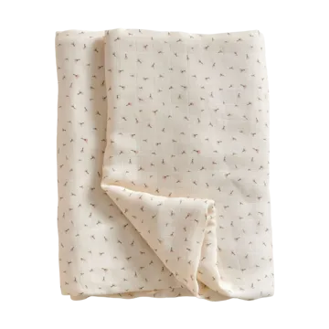 Poppy muslin 毯子 120x120 cm - Poppy in Bloom - Jack o Juno