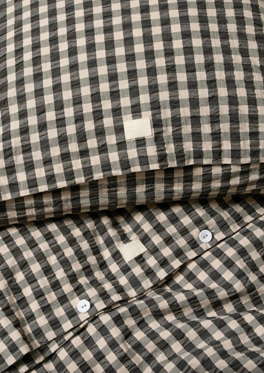 Bæk&Bølge 床上用品套装 150x210 cm, Black sand Juna