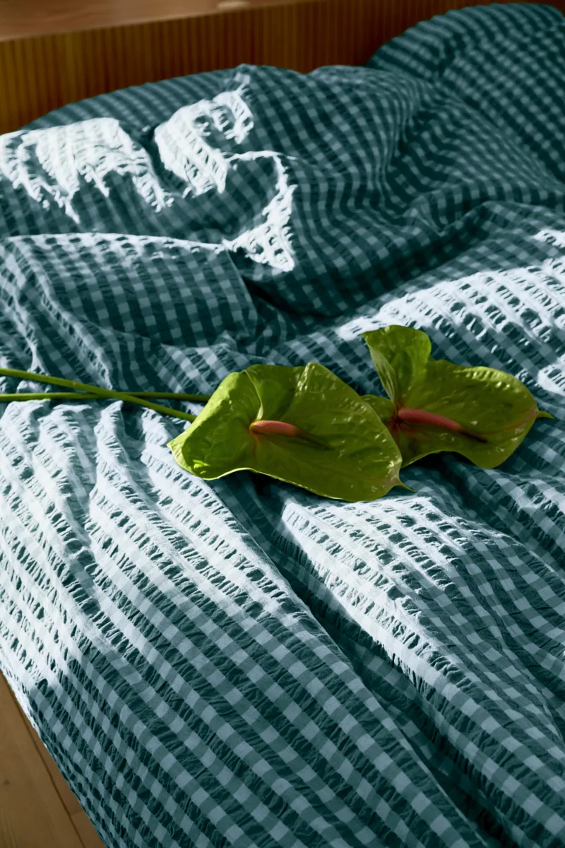 Bæk&Bølge 床上用品套装 200x220 cm, 绿色-浅蓝 Juna