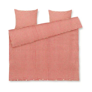 Bæk&Bølge 床上用品套装 220x220 cm - 红色-黄色 - Juna