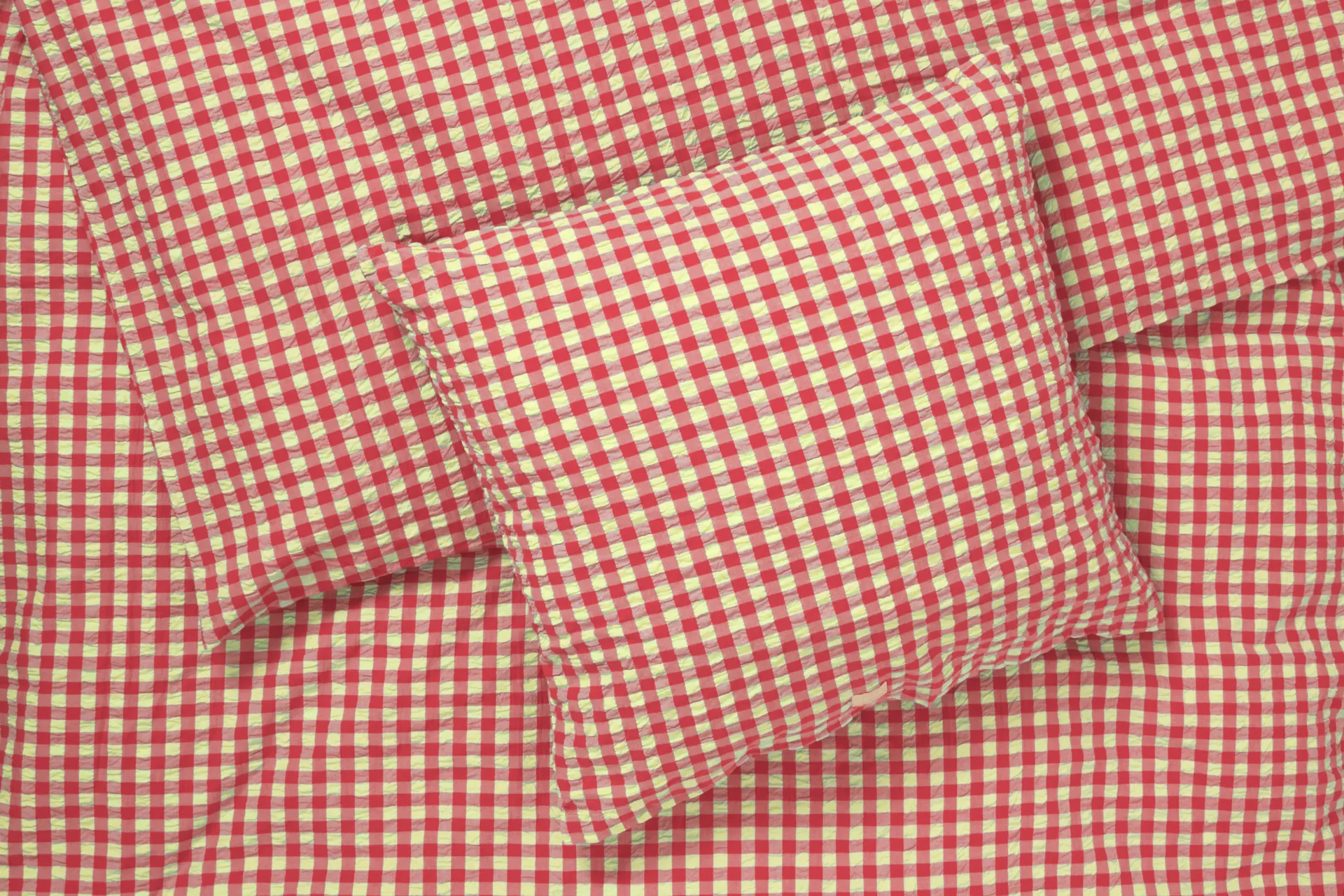 Bæk&Bølge 床上用品套装 220x220 cm, 红色-黄色 Juna