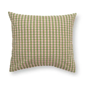 Bæk&Bølge 枕头套 50x60 cm - 绿色-浅粉 - Juna