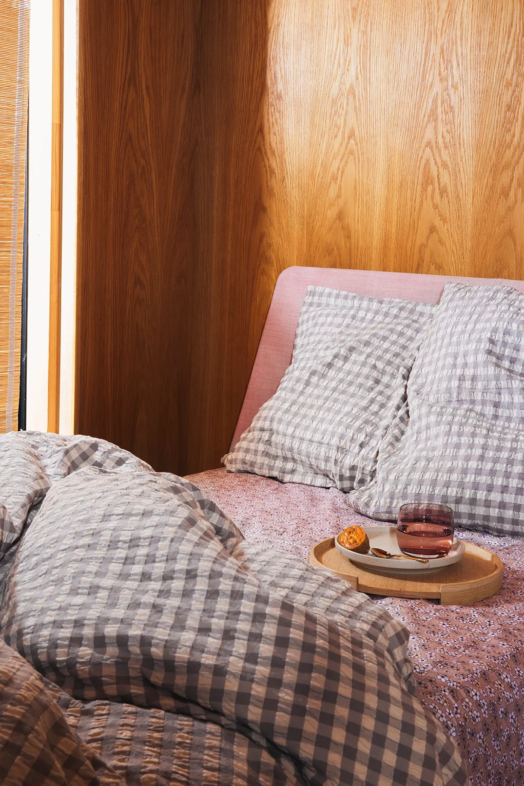 Bæk&Bølge 枕头套 50x60 cm, 灰色-birch Juna