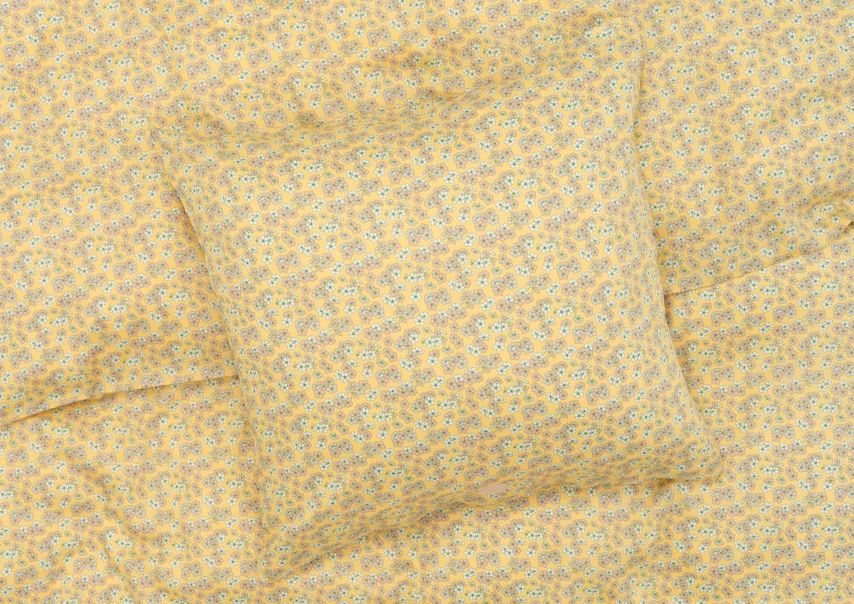 Pleasant 床品套装 150x210cm, 黄色 Juna