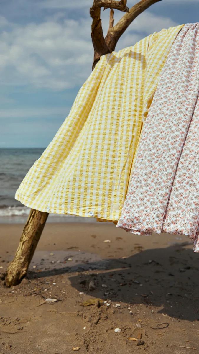 Pleasantly 床上用品套装 220x220 cm, 白色-粉色 Juna