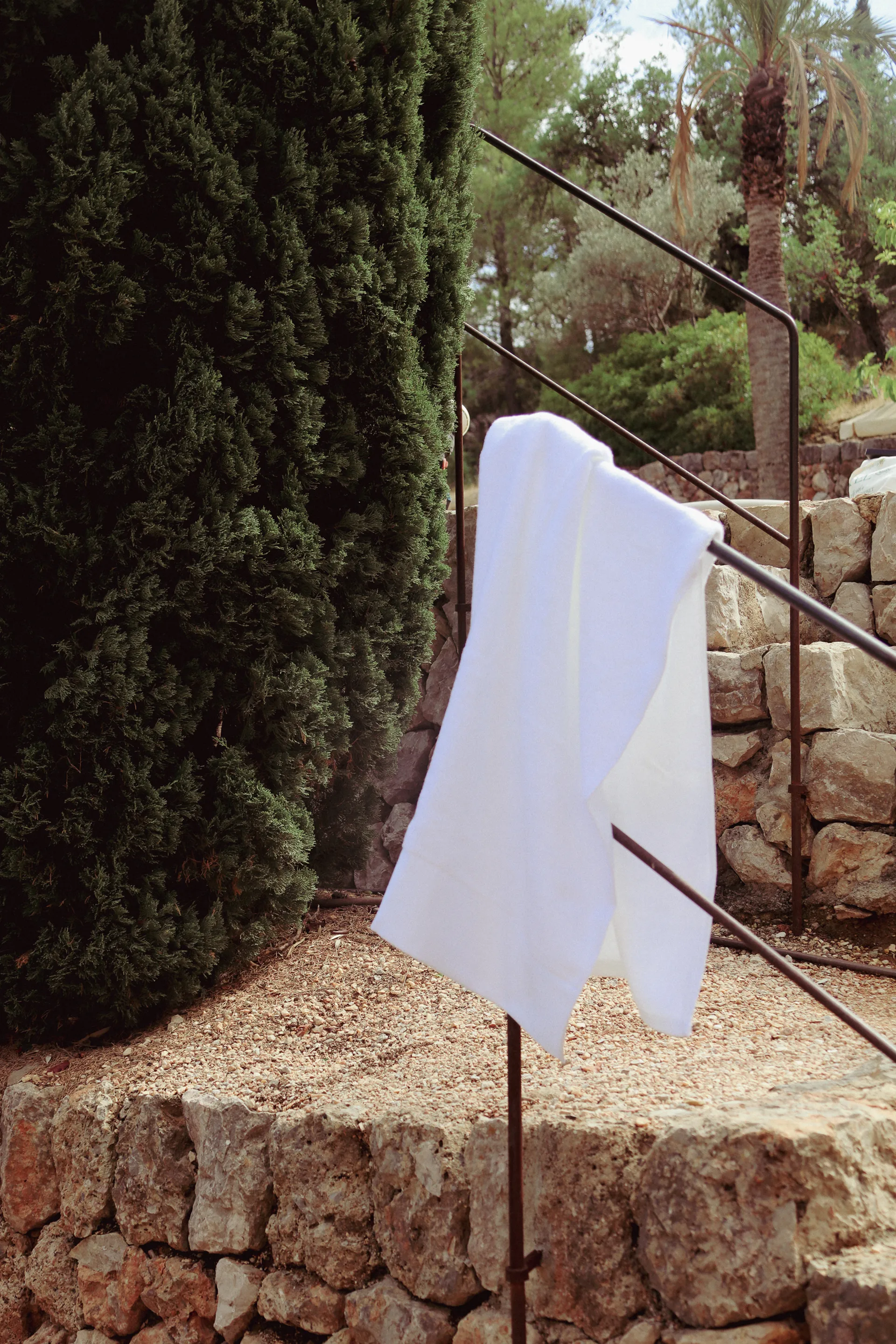 Juniper 浴巾 70x140 cm 两件套装, Snow White Juniper