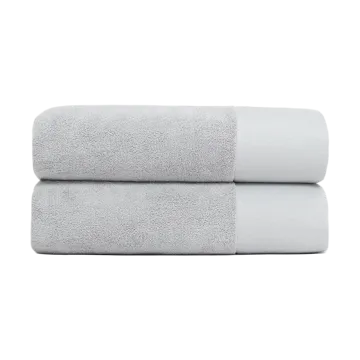 Juniper 浴巾 70x140 cm 两件套装 - Stone Grey - Juniper