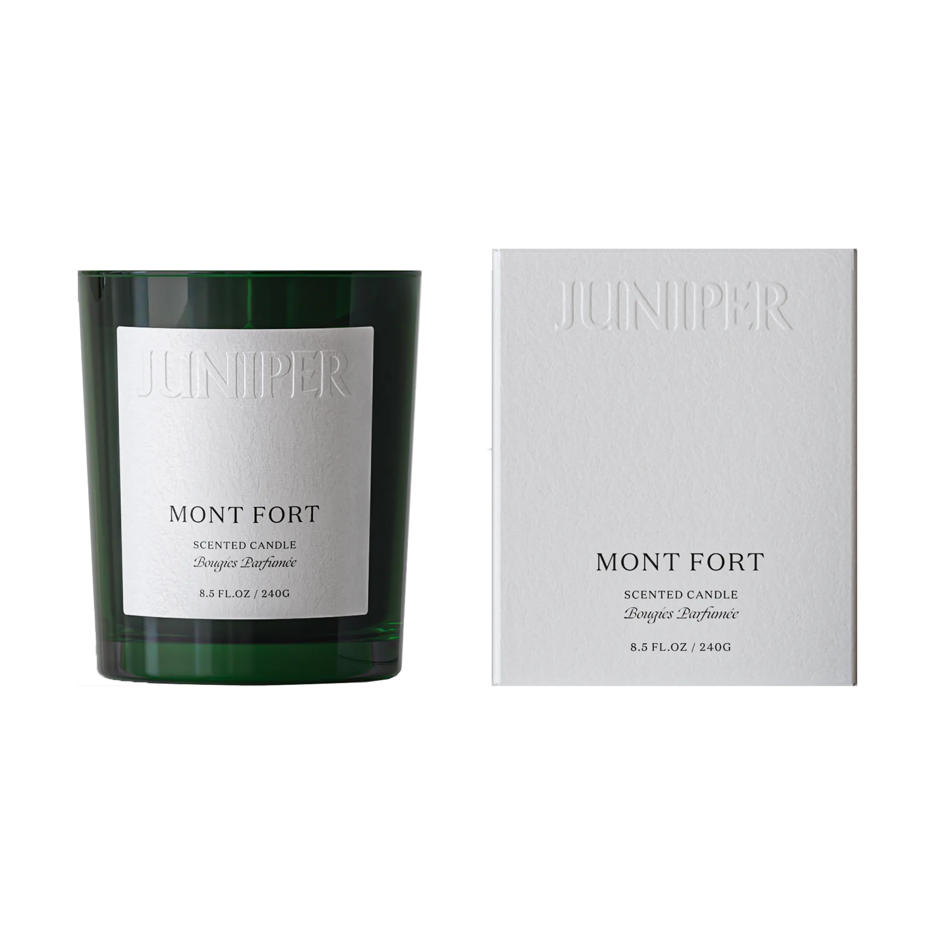 Mont fort 香薰蜡烛, 240 gr Juniper