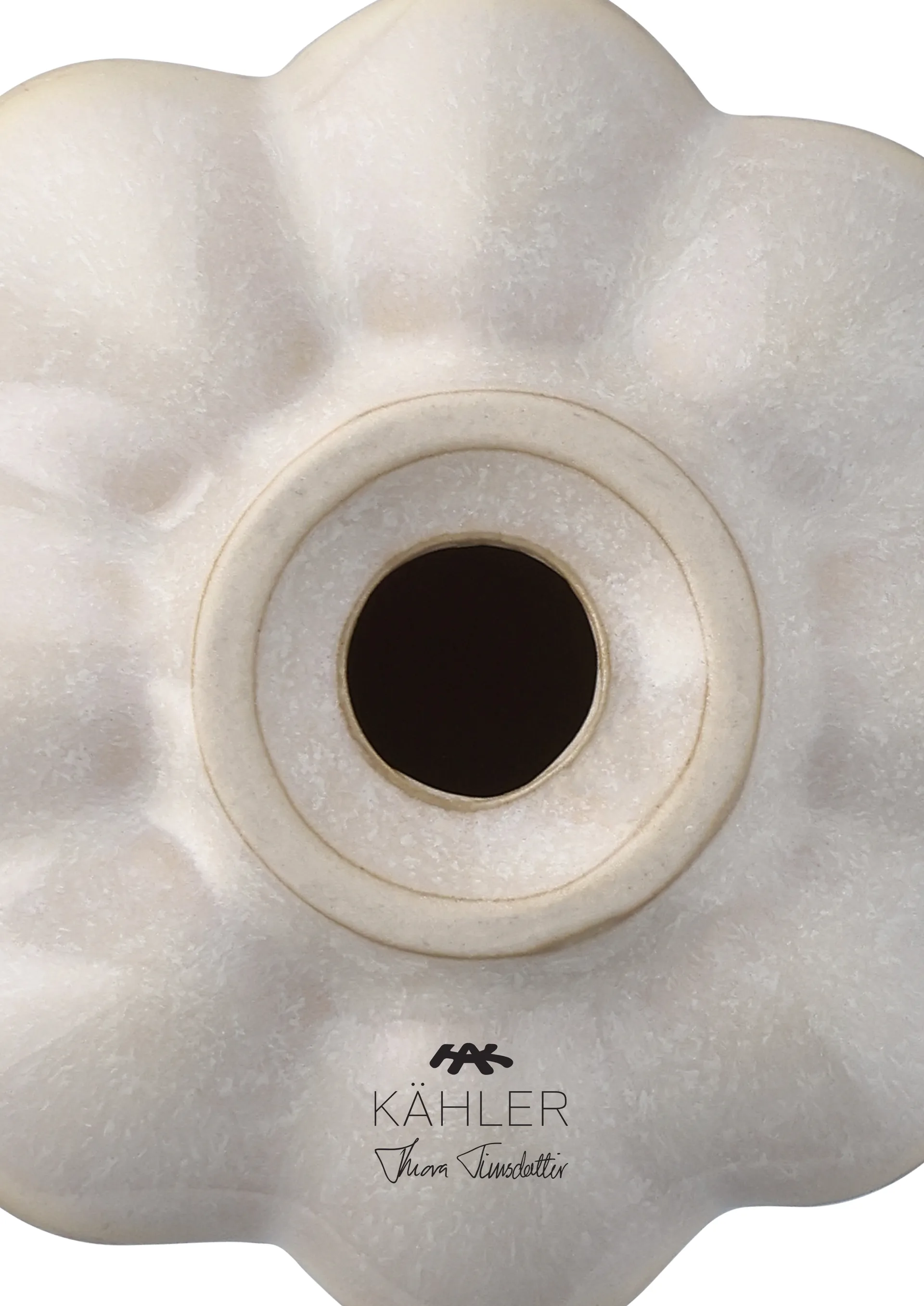 Chanterelle 烛台, 沙色, 10 cm Kähler