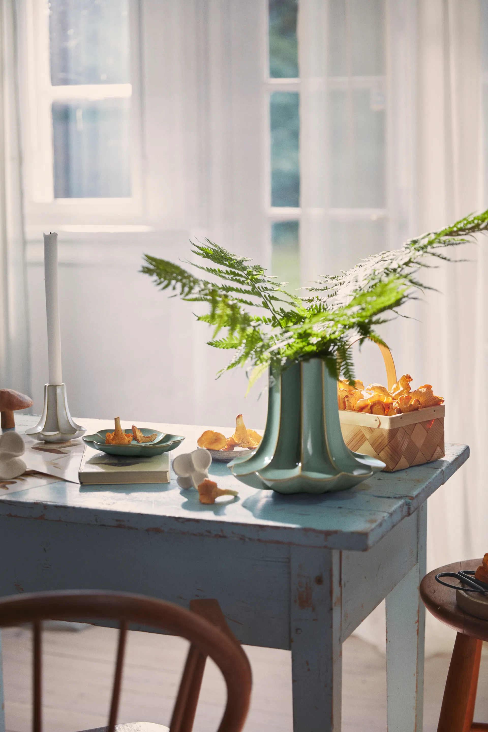 Chanterelle 烛台, 沙色, 10 cm Kähler