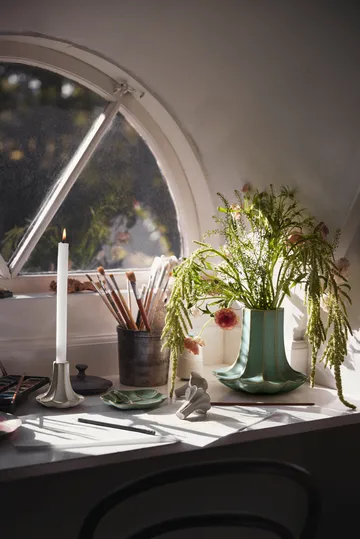 Chanterelle 烛台 - 沙色, 10 cm - Kähler