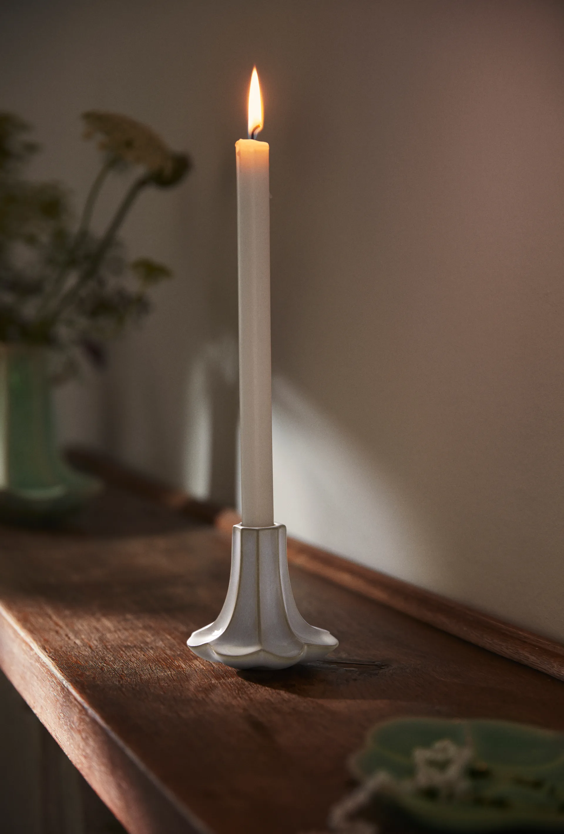 Chanterelle 烛台, 沙色, 10 cm Kähler