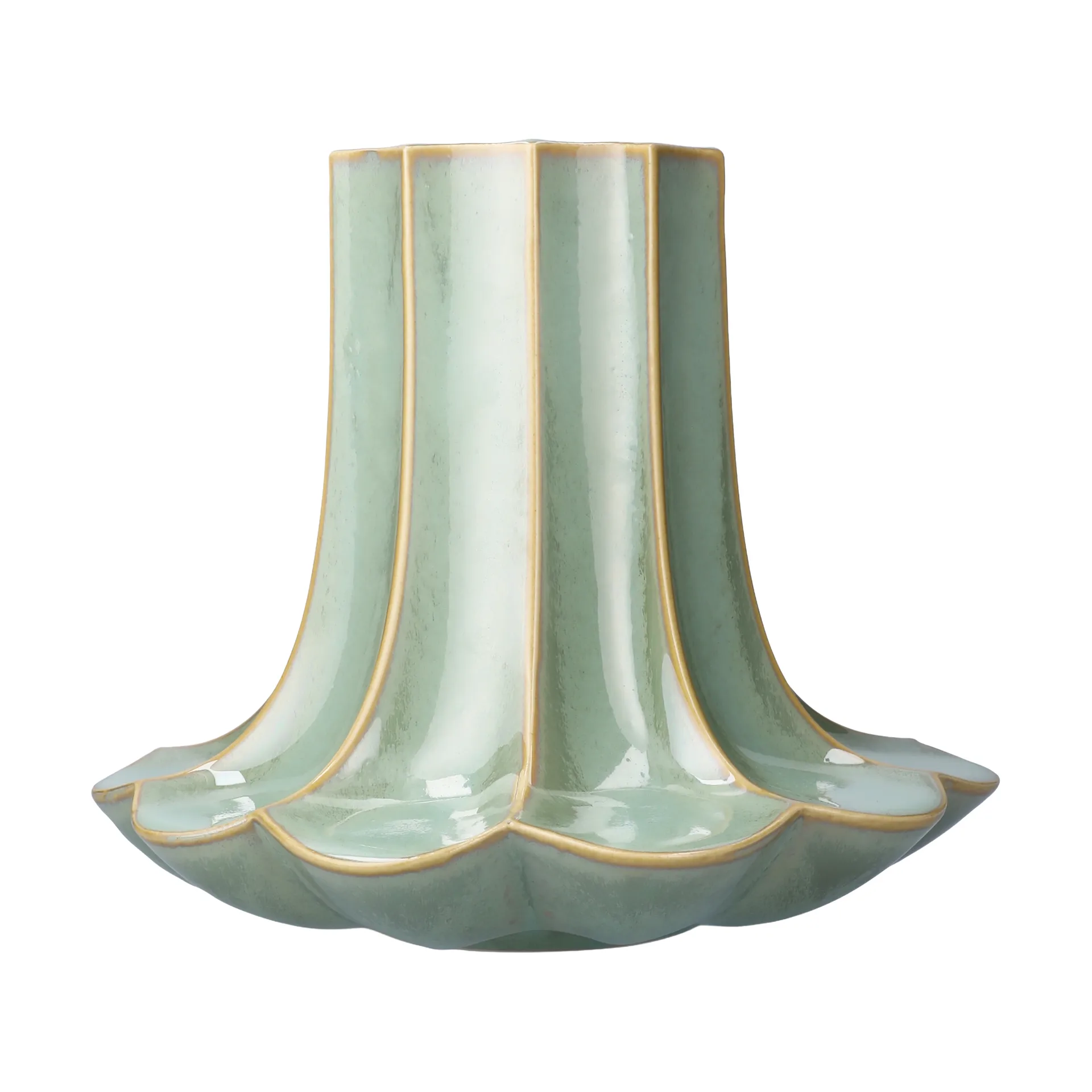 Chanterelle 花瓶, 绿色, 20.5 cm Kähler