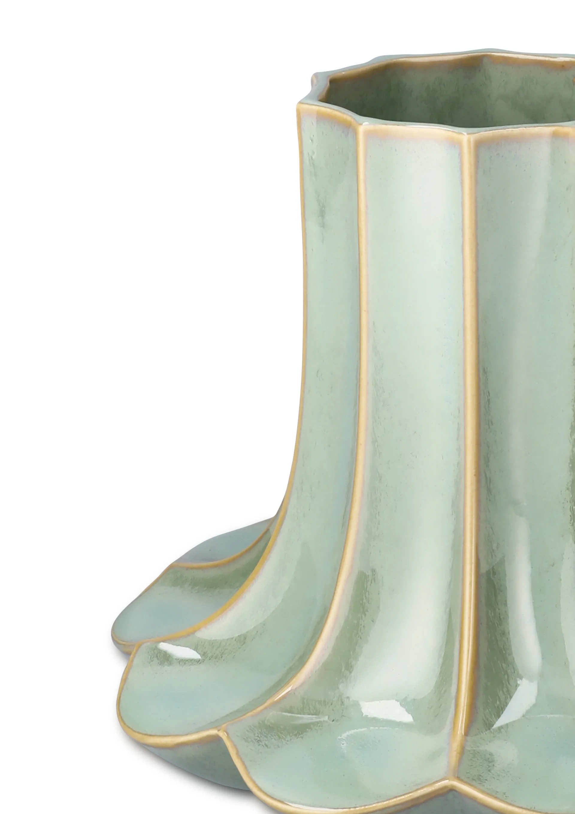 Chanterelle 花瓶, 绿色, 20.5 cm Kähler