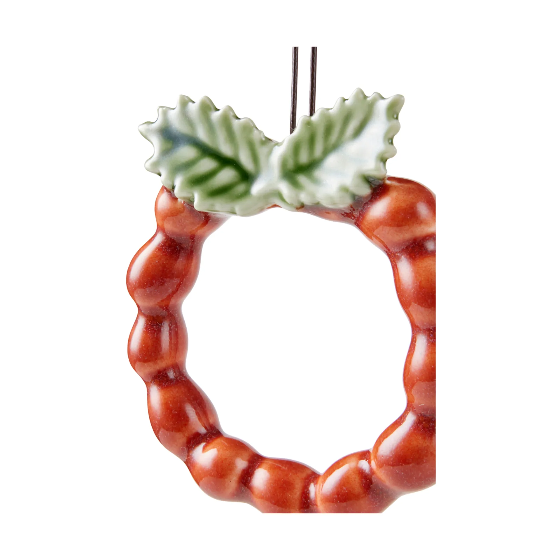 Christmas Tales wreath 7 cm, Red Kähler