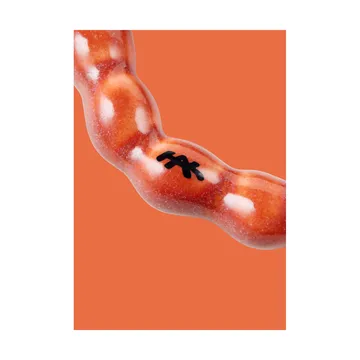 Christmas Tales wreath 7 cm - Red - Kähler