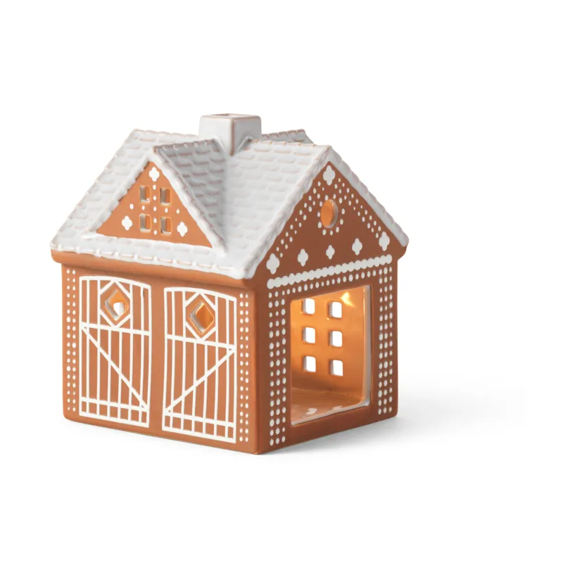 Gingerbread 蜡烛 house, Christmas barn 11.5 cm Kähler