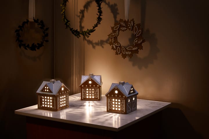 Gingerbread 蜡烛 house, Christmas barn 11.5 cm Kähler