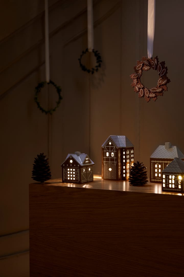 Gingerbread 蜡烛 house, Christmas barn 11.5 cm Kähler