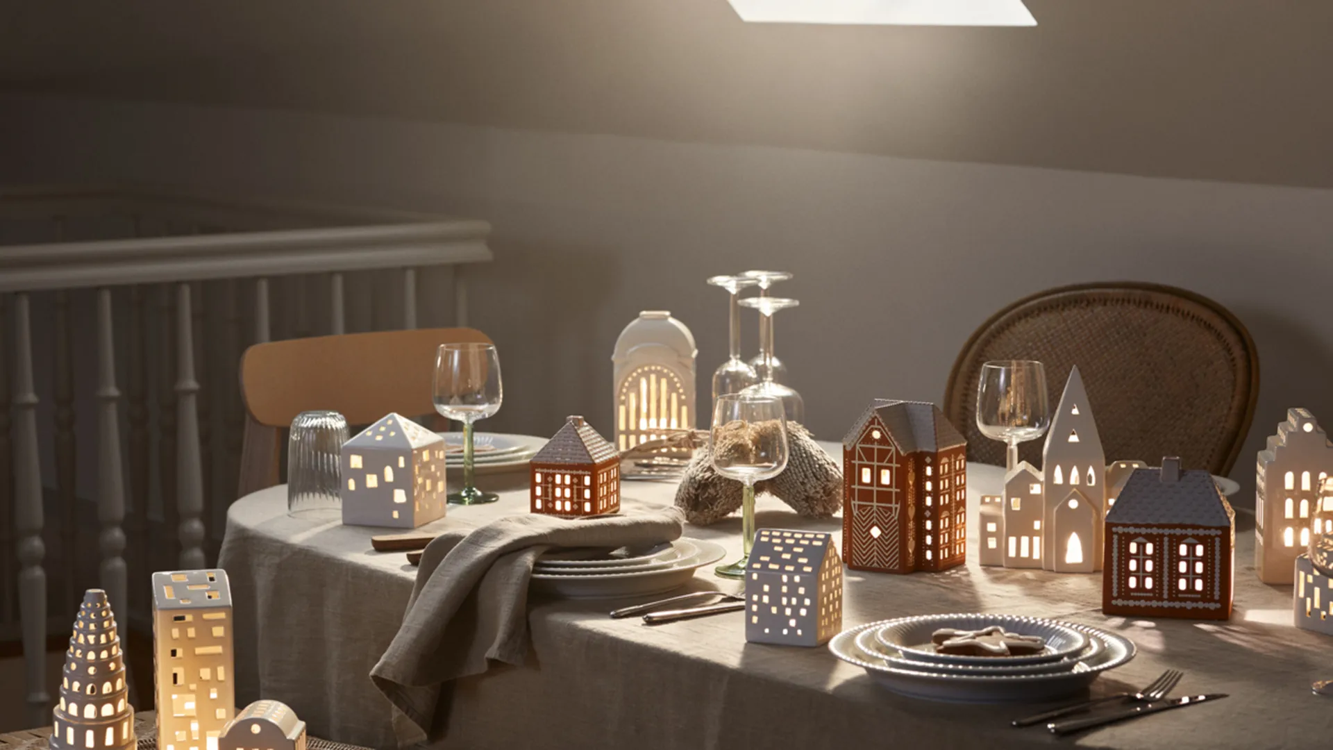 Gingerbread 蜡烛 latern 大 17 cm, Brown Kähler