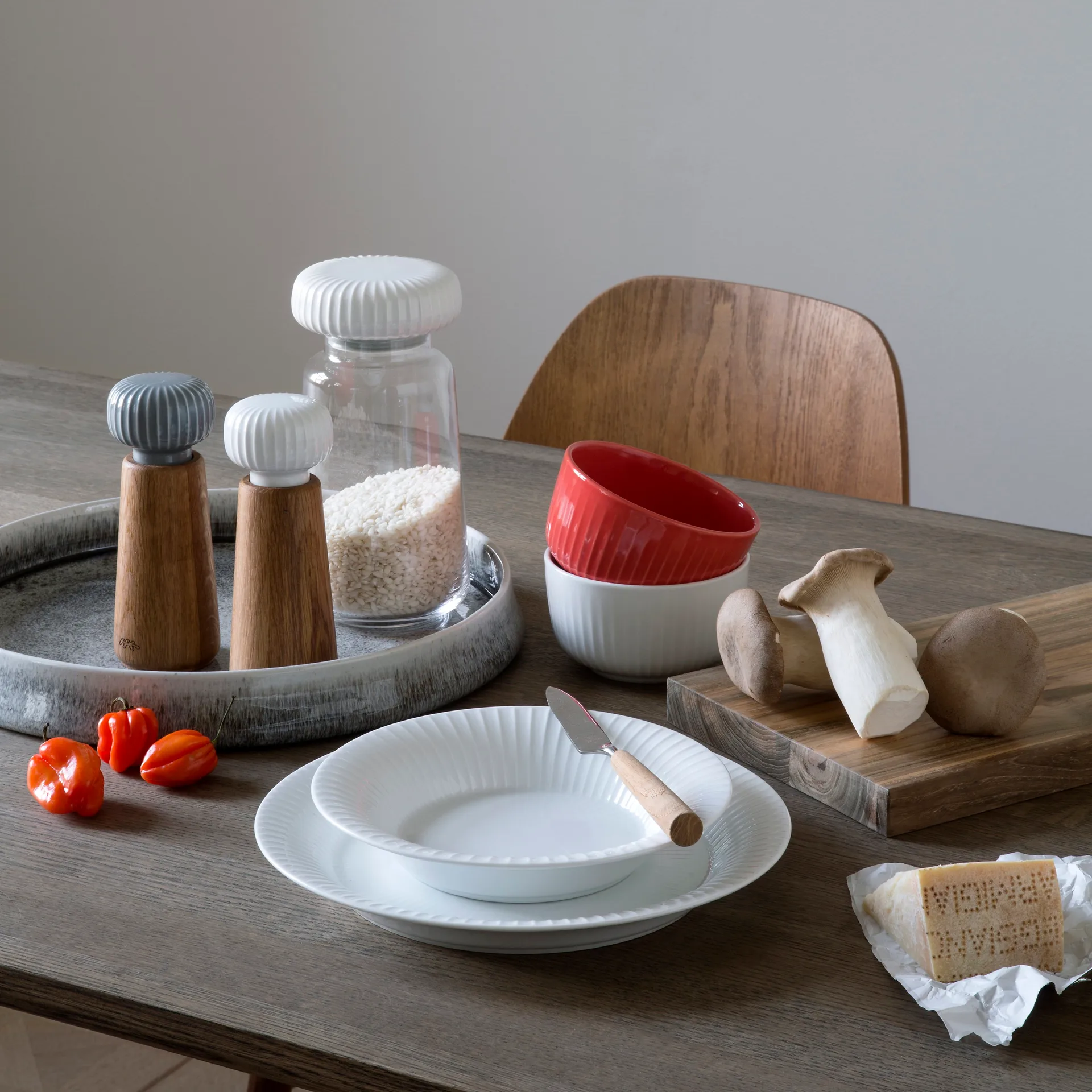 Hammershøi 碗  Ø12 cm, 白色 Kähler