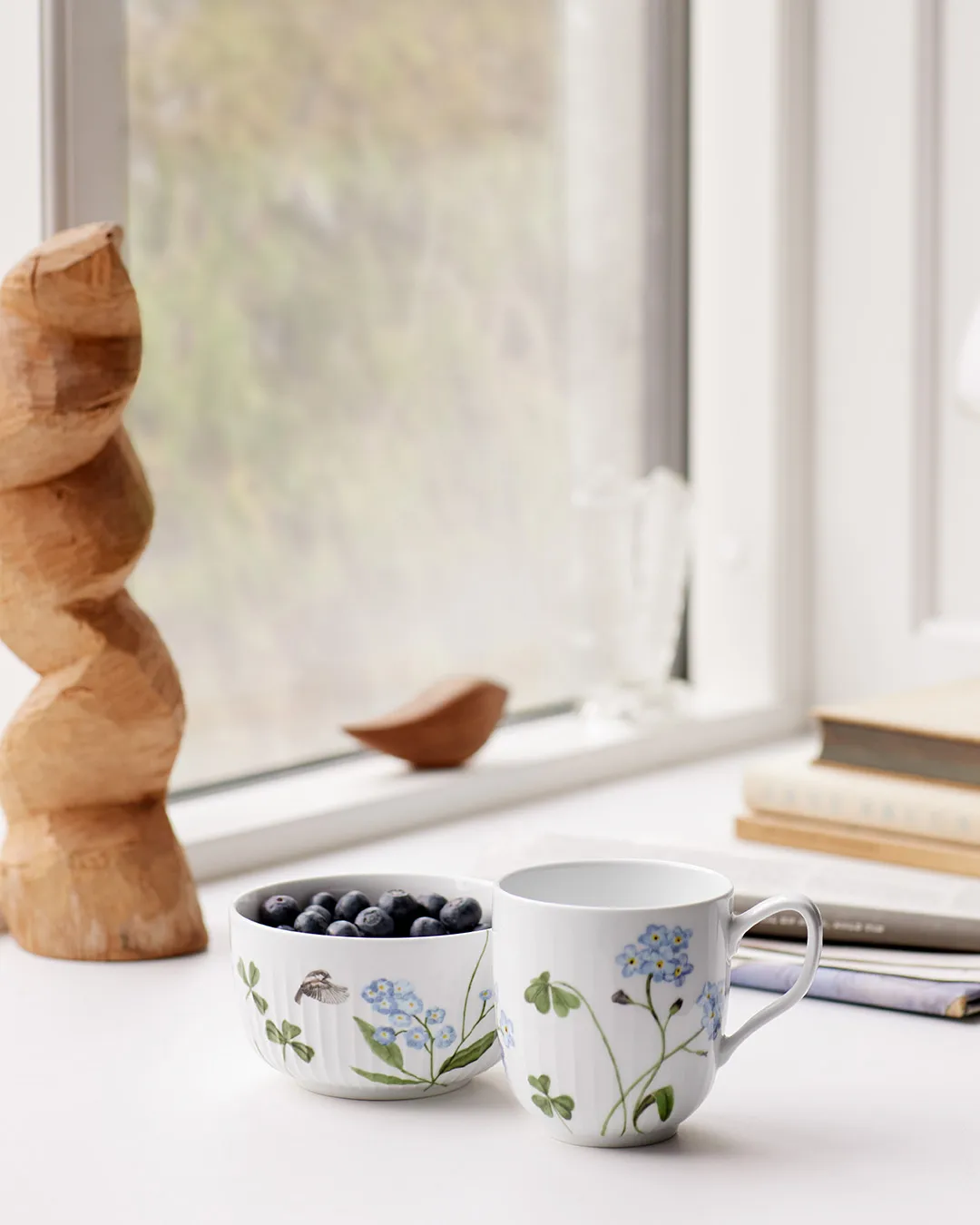 Hammershøi 夏季碗直径12cm, 勿忘我蓝 Kähler