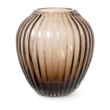 Hammershøi 玻璃花瓶14cm - 胡桃木色 - Kähler