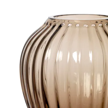 Hammershøi 玻璃花瓶14cm - 胡桃木色 - Kähler