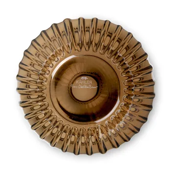 Hammershøi 玻璃花瓶14cm - 胡桃木色 - Kähler