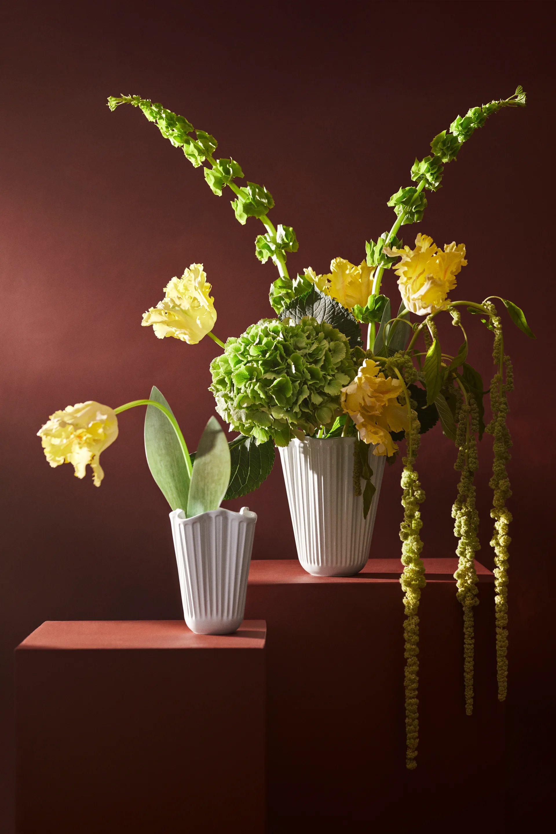 Hammershøi 展开花瓶, 白色_16.5cm Kähler