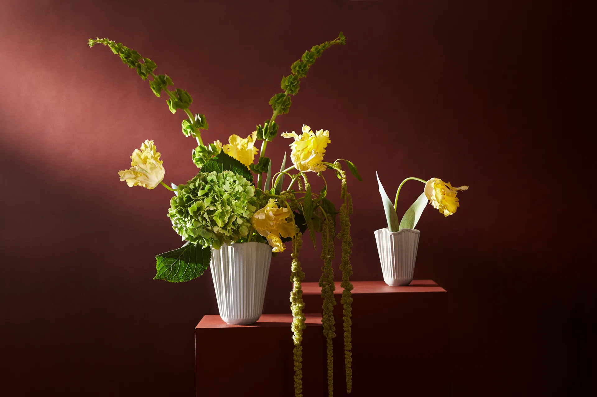 Hammershøi 展开花瓶, 白色_16.5cm Kähler