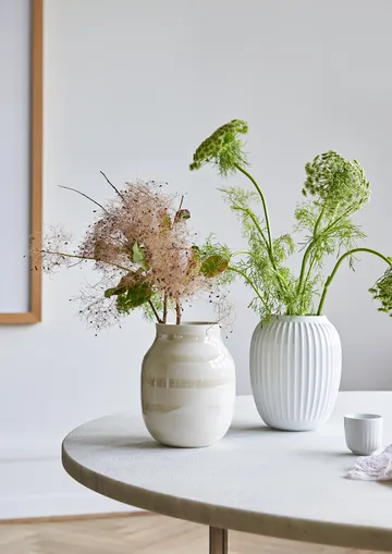 Hammershøi 花瓶 - 白色，中号 21 cm - Kähler