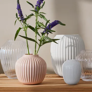 Hammershøi 花瓶 - 白色，中号 21 cm - Kähler