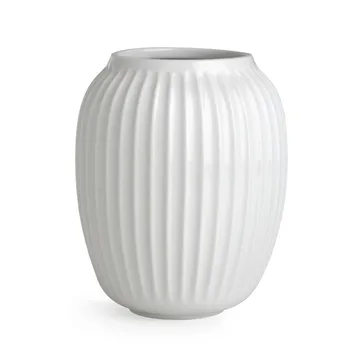 Hammershøi 花瓶 - 白色，中号 21 cm - Kähler
