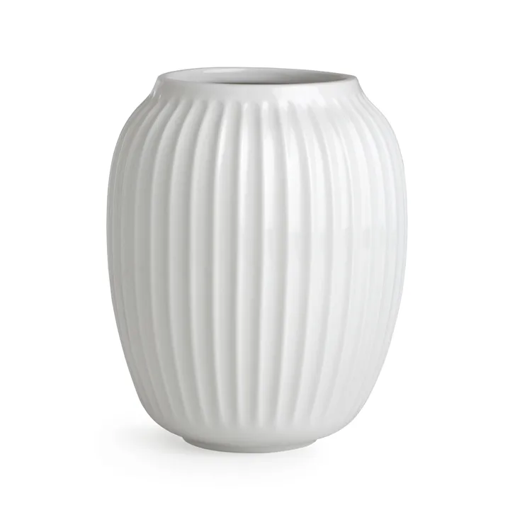 Hammershøi 花瓶 - 白色，中号 21 cm - Kähler