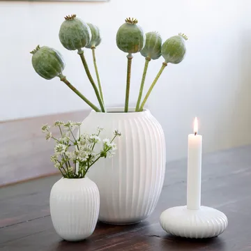 Hammershøi 花瓶 - 白色，中号 21 cm - Kähler