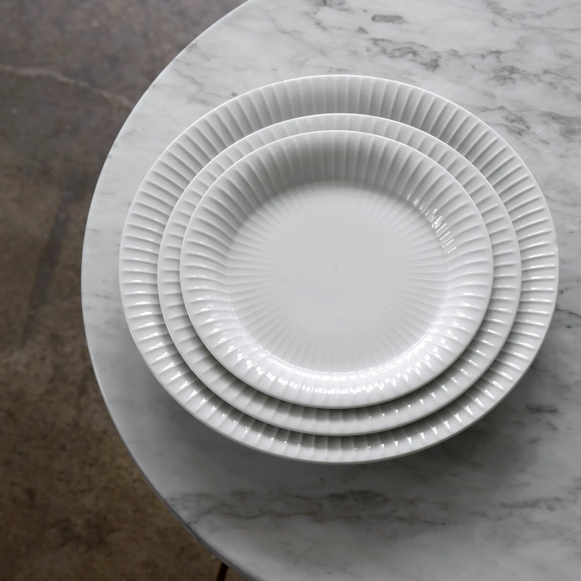 Hammershøi白色餐盘, Ø27cm Kähler
