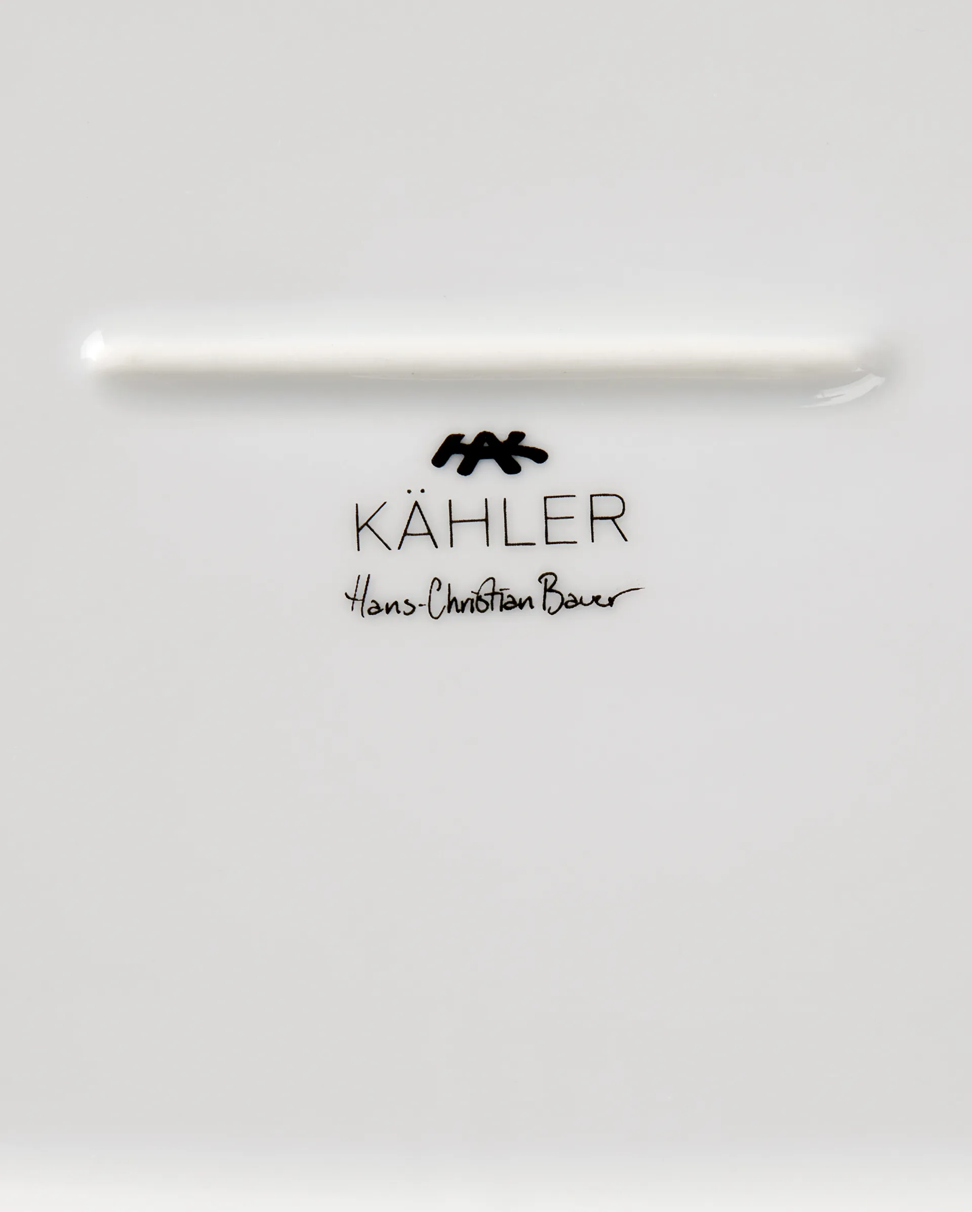 Hammershøi 椭圆形餐盘 40x22.5cm, 白色 Kähler