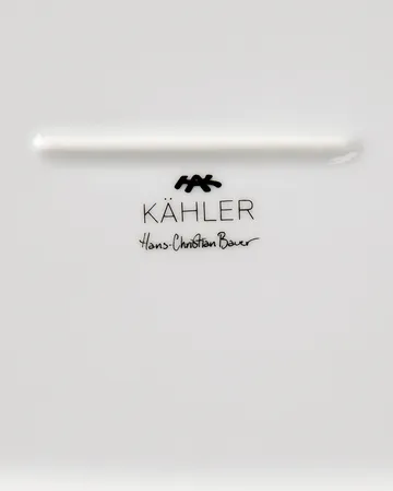 Hammershøi 椭圆形餐盘 40x22.5cm - 白色 - Kähler