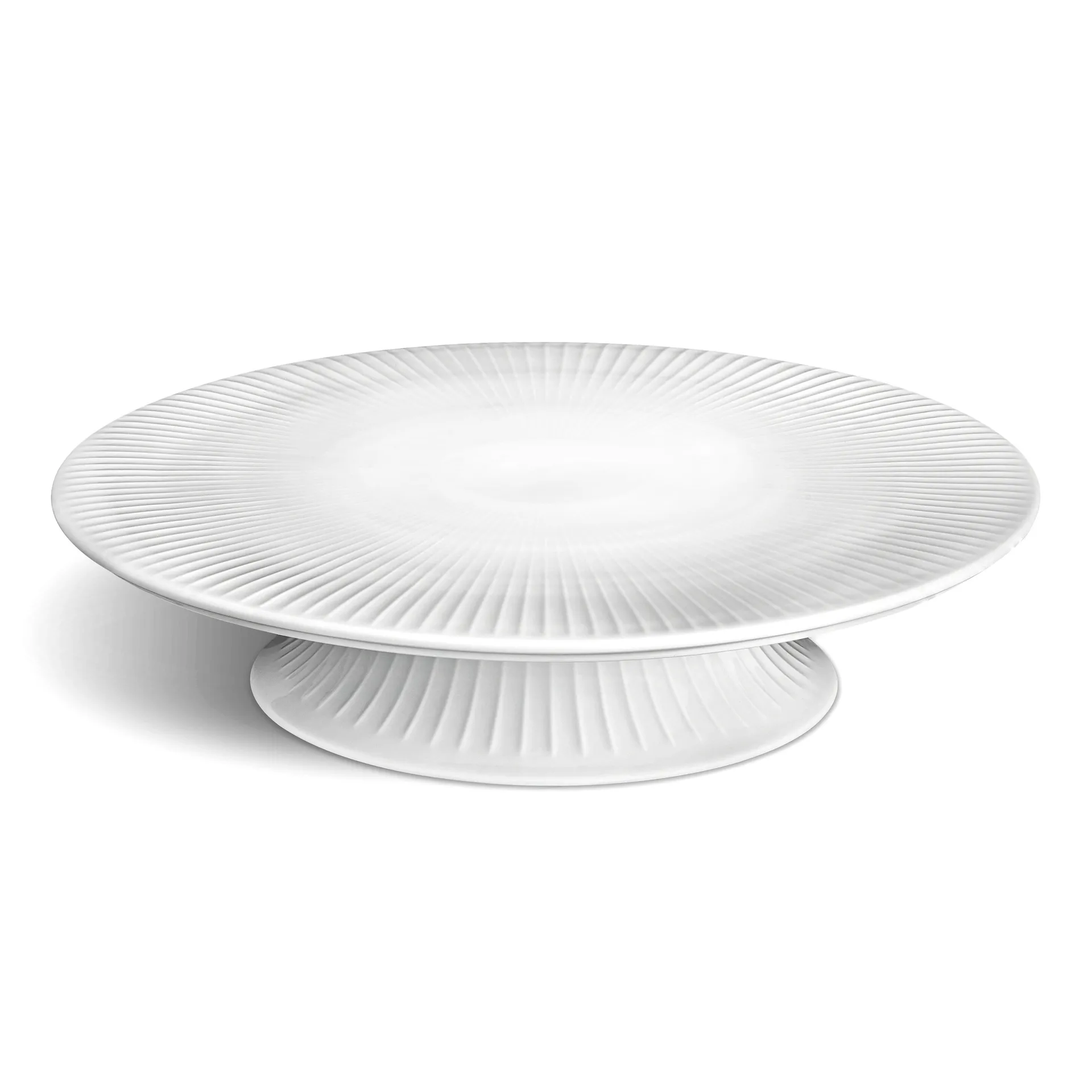 Hammershøi cake platter on base Ø30 cm, 白色 Kähler