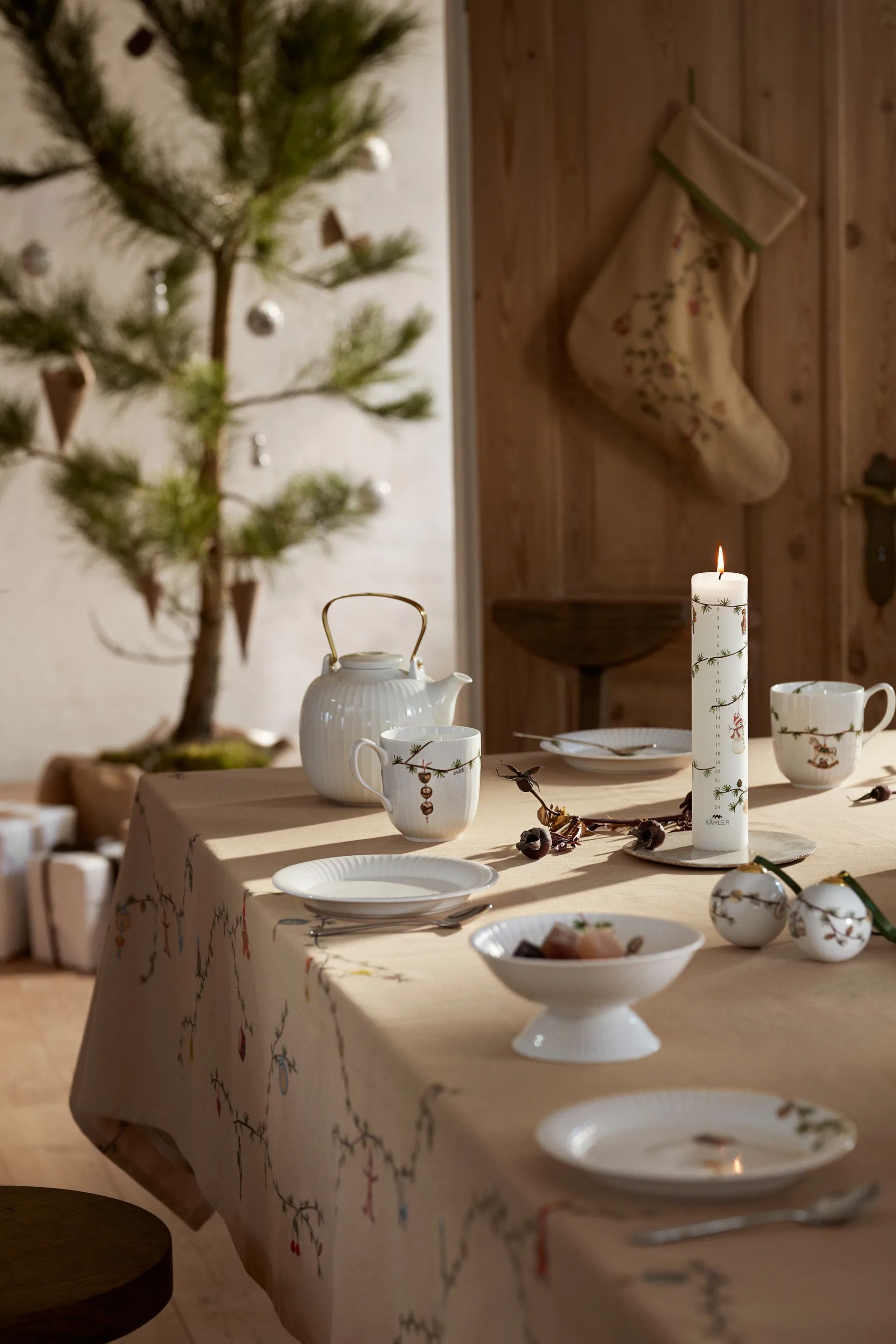 Hammershøi Christmas 降临节蜡烛 Ø5 cm, 2025 Kähler