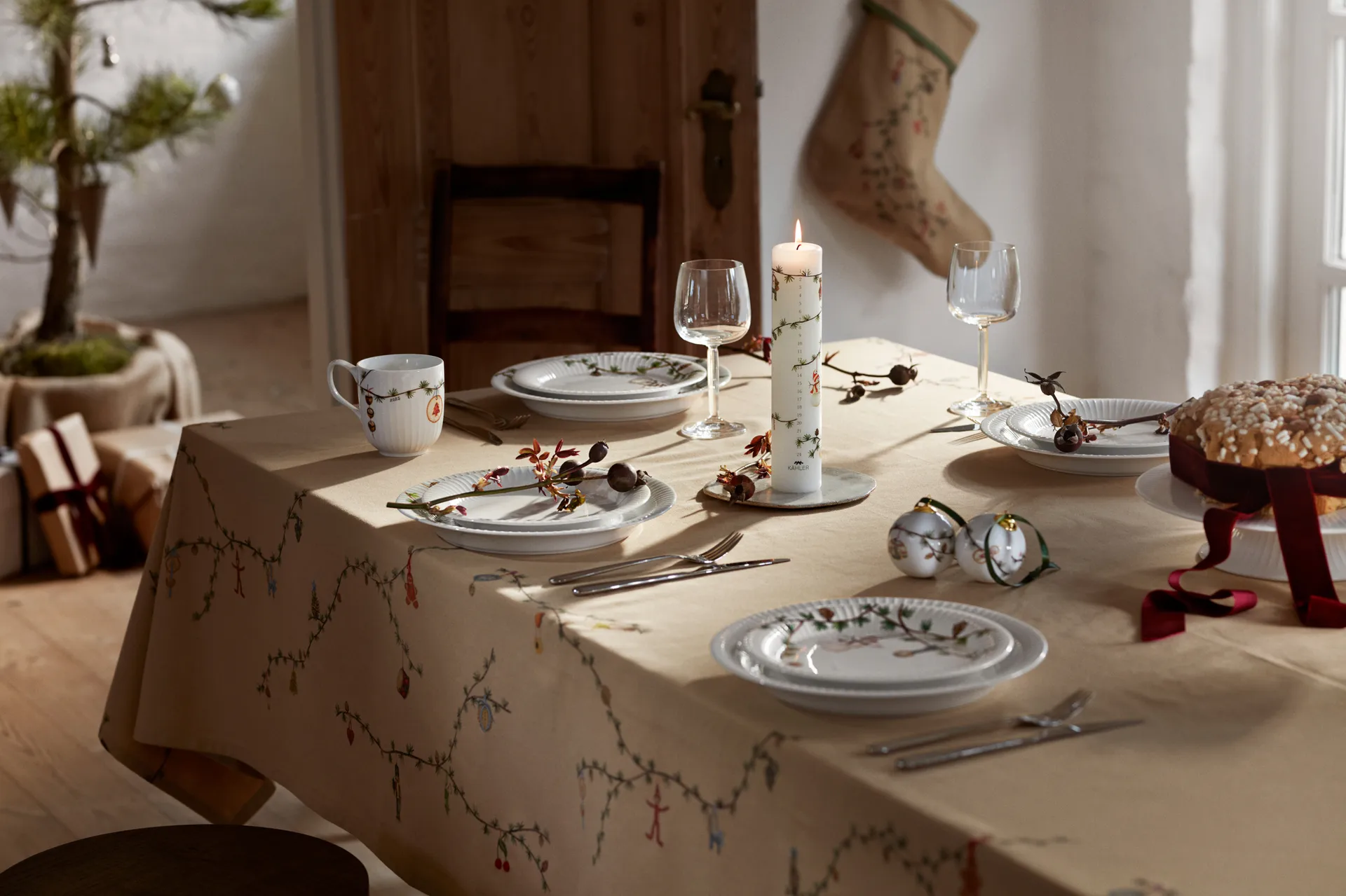 Hammershøi Christmas 降临节蜡烛 Ø5 cm, 2025 Kähler