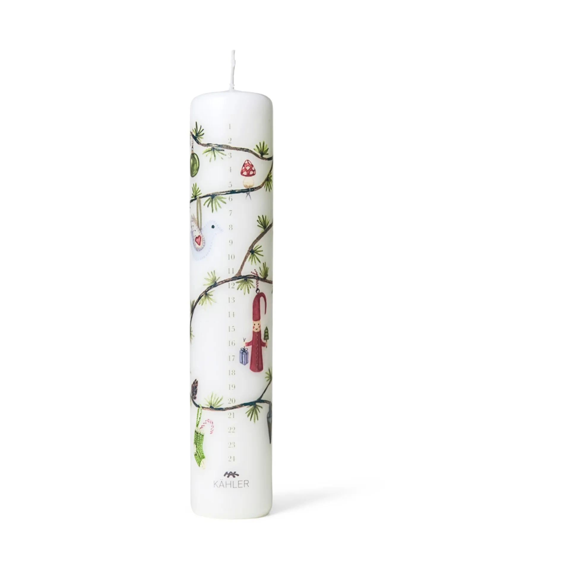 Hammershøi Christmas Advent 蜡烛 Ø5 cm, 2023 Kähler