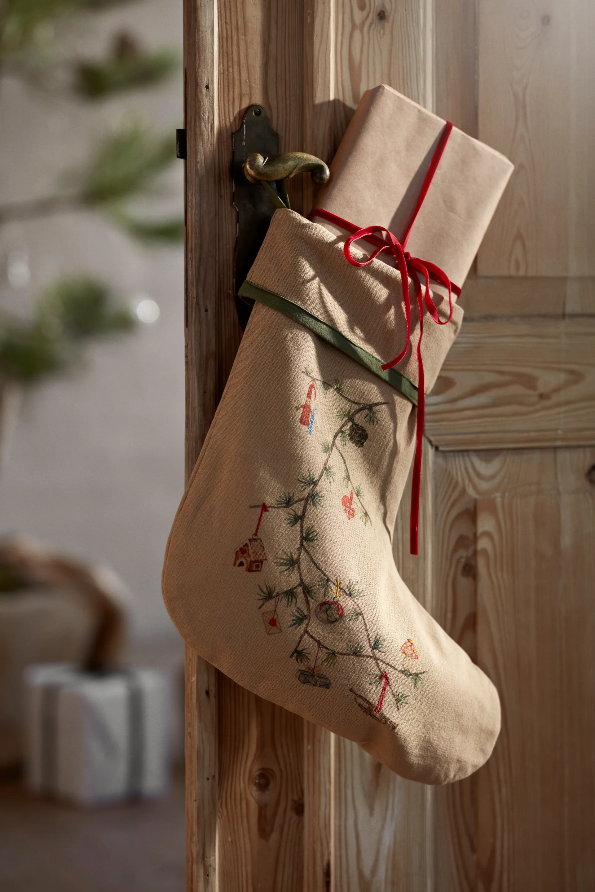 Hammershøi Christmas Christmas stocking, 米色 Kähler