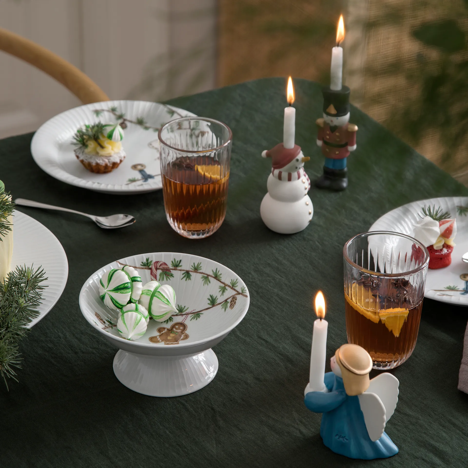 Hammershøi Christmas 碗  on foot Ø16 cm, 白色 Kähler