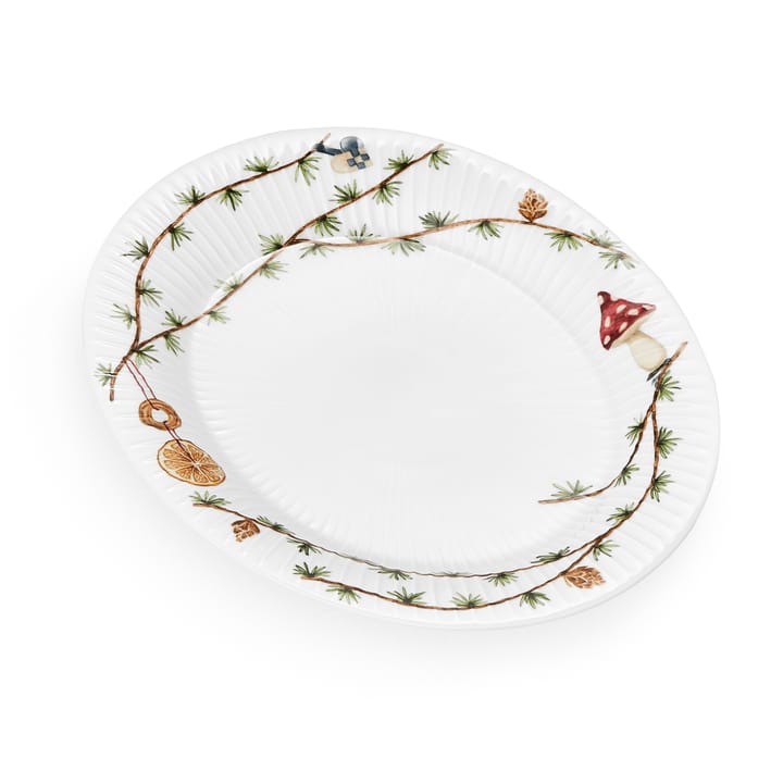 Hammershøi Christmas oval 碟 , 22.5x28.5 cm Kähler